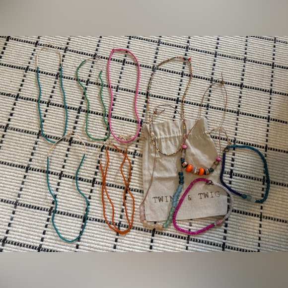 Multicolor Layered Beaded Necklace by Twine & Twig - Picture 7 of 7